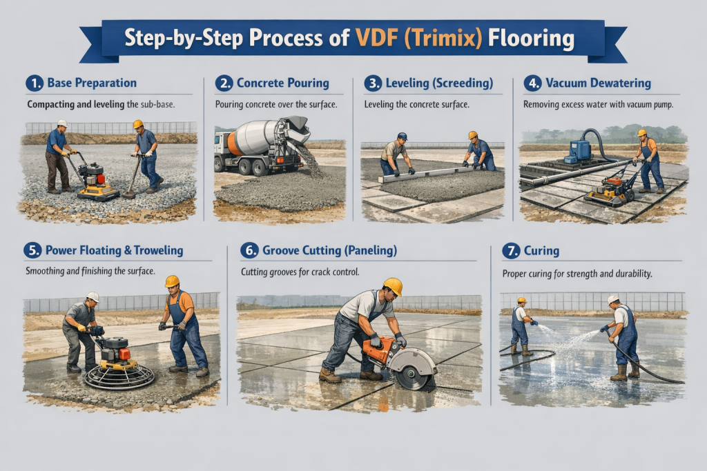 What is VDF (Trimix) Flooring? Benefits,Process & Applications