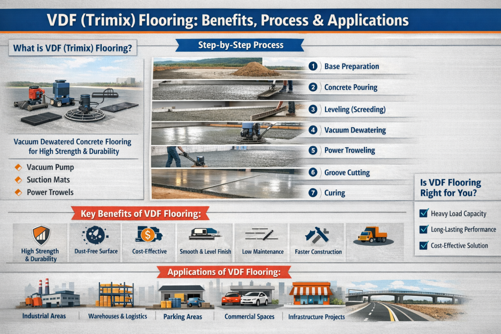 What is VDF (Trimix) Flooring? Benefits, Process & Applications