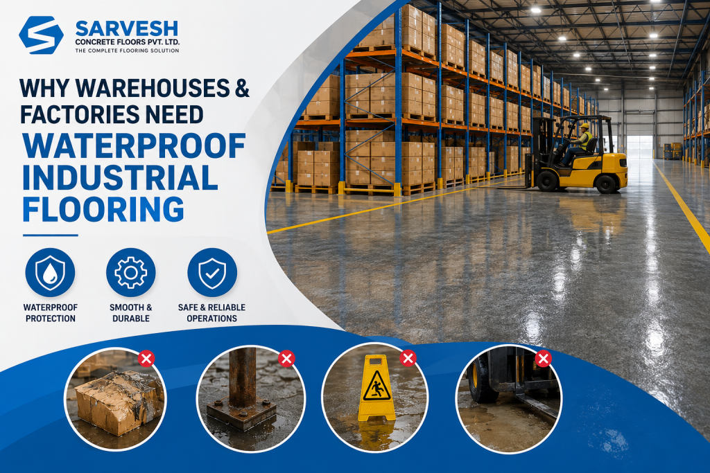 Why Warehouses & Factories Need Waterproof Industrial Flooring